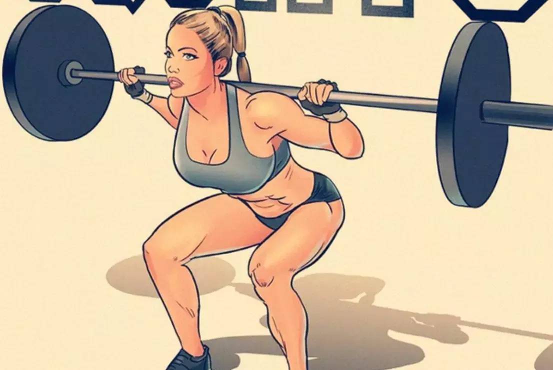 [correct way and benefits of squatting] for a good figure, please squat.